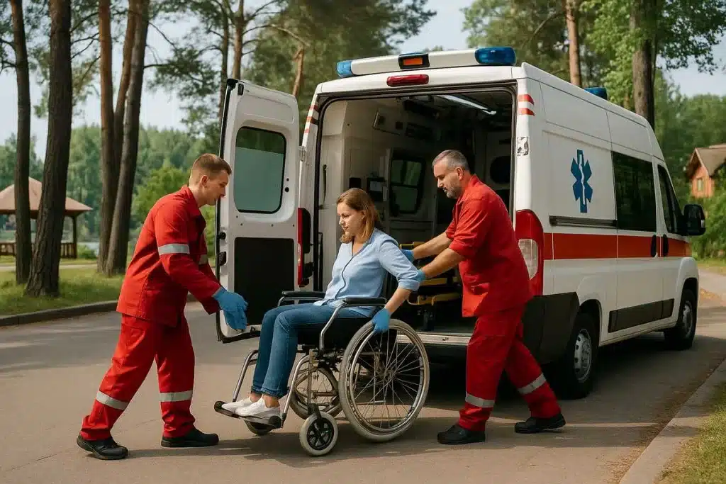 Перевозка больных Ворзель