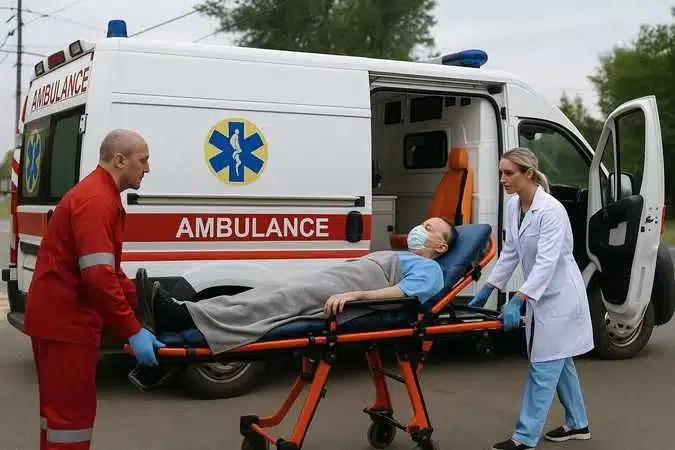 Медична транспортировка реанімобілем
