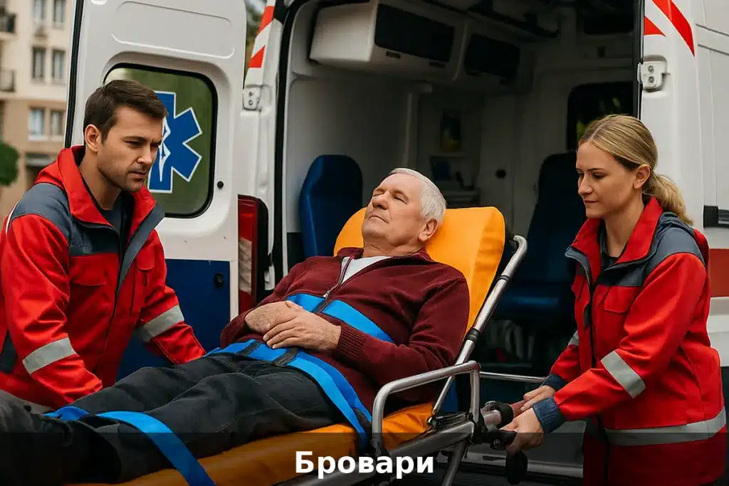 перевозке больных в Броварах и Броварском районе: